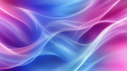Fototapeta premium Abstract wavy background with blue, purple, and pink flowing patterns.