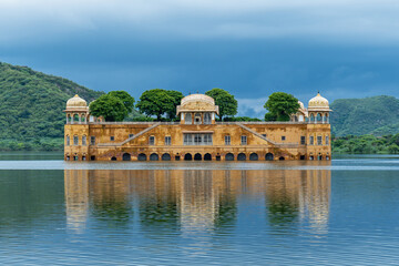Jal Mahal, a famous water palace of Jaipur, India.