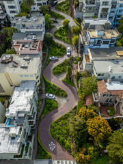 Lombard Street is an east–west street in San Francisco, California, that is famous for a steep, one-block section with eight hairpin turns.