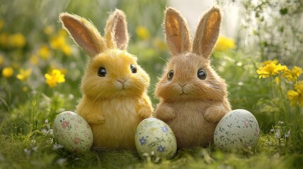 Soft pastel Easter vibe