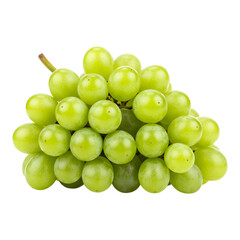 Tightly packed fresh green grapes