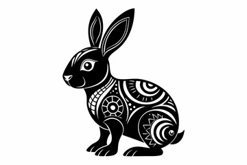 Obraz premium vector illustration of a bunny