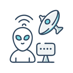 Alien Communication Technology: Icon of Extraterrestrial Intelligence