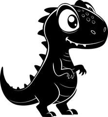 Cute Big-Eyed Dinosaur