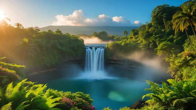 Chamarel Waterfall: The Tallest Nestled in an Extinct Volcano Crater