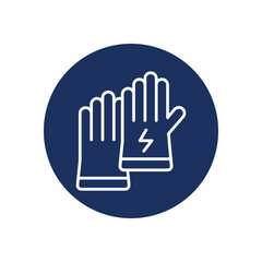 Obraz premium Gloves icon vector stock illustration