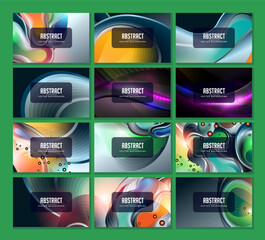 Abstract Background Design Modern And Colorful Multiple Background