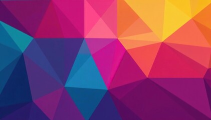 Geometric shapes create a vibrant, seamless backdrop, website, visual