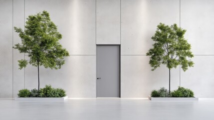 Fototapeta premium Modern minimalist interior design