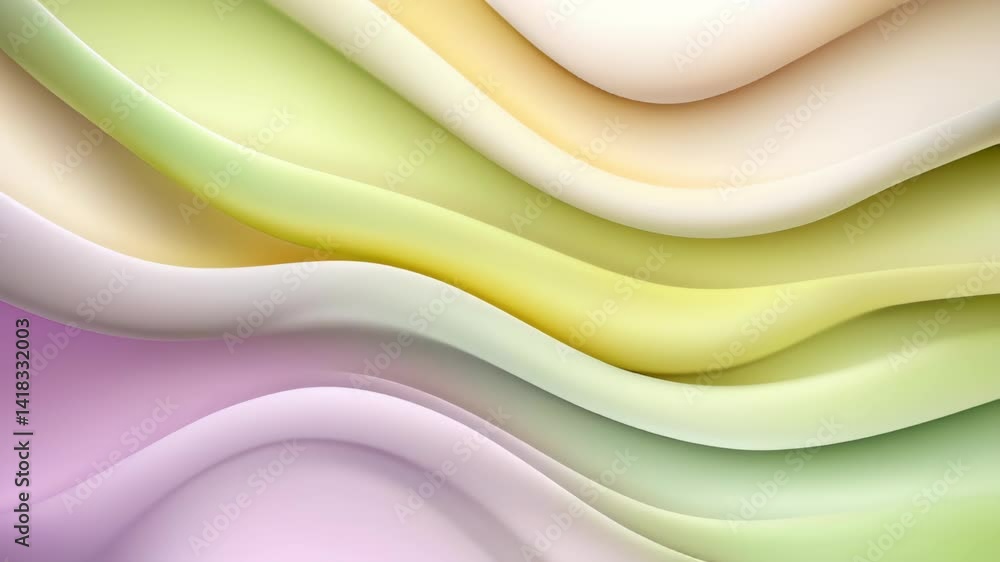 Poster colorful abstract background with flowing waves and soft gradients