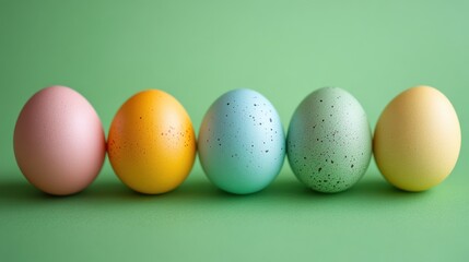 Bright spring egg decor