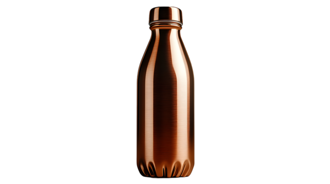 Elegant Copper Water Bottle with Sleek Design for Modern Lifestyle and Health Conscious Individ