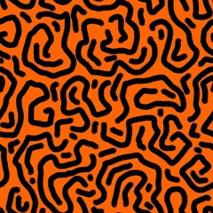 Abstract seamless paint spots oil pattern for wrapping paper and fabrics