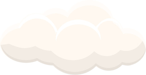 Cartoon Vector Sky and Clouds