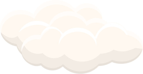 Cartoon Vector Sky and Clouds