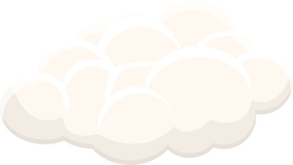 Cartoon Vector Sky and Clouds