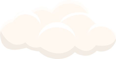 Cartoon Vector Sky and Clouds