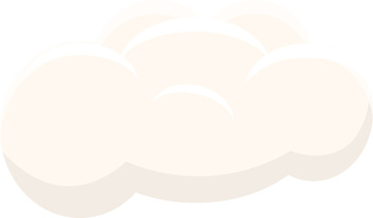 Cartoon Vector Sky and Clouds