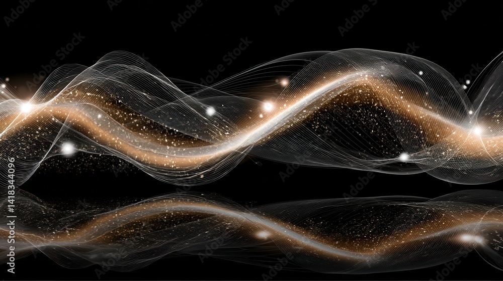 Poster dust particles and abstract particle backgrounds are featured in a particle explosion with dots back