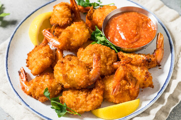 Homemade Deep Fried Panko Shrimp