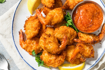 Homemade Deep Fried Panko Shrimp