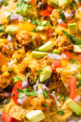 Homemade Vegan Loaded Sheet Pan Nachos