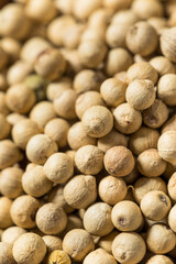 Raw Organic White Peppercorns