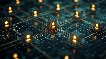 Digital representation of interconnected user profiles.