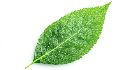 Obraz premium Vibrant green leaf closeup nature stock photo ecology environment