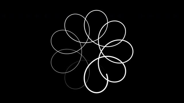 Seamlessly Loopable Cycloid Path Animation