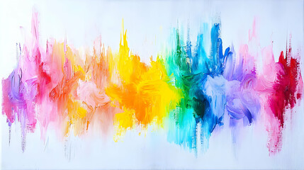 Fototapeta premium Colorful Abstract Spatter Painting