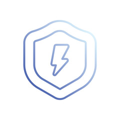 Protection icon vector stock illustration