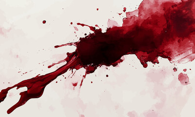 Red wine stain