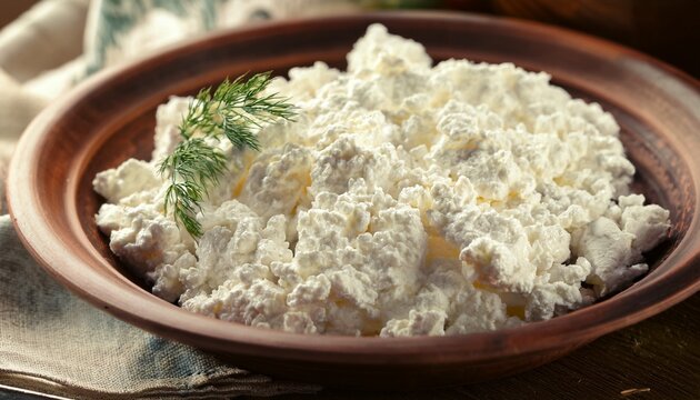Cottage cheese Farmer's cheese or tvorog
