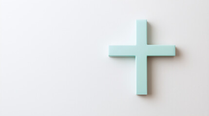 Obraz premium cross of simple rectangles