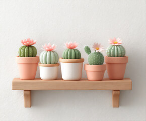 cute flowering cacti cute wallpaper