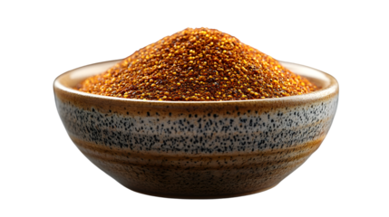 Spicy Seasoning in Bowl Food Photography Culinary Ingredient Red and Brown Spice Mix