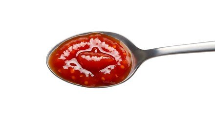 Chili sauce isolated on white background. Mexican food