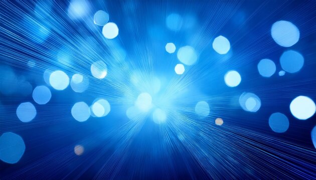 Wide Angle blue celebration Bokeh background