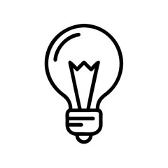 Icon of a Light Bulb