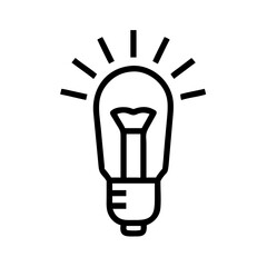 Icon of a Light Bulb