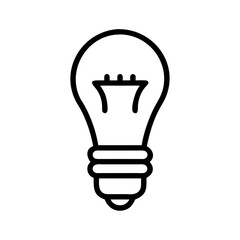 Icon of a Light Bulb