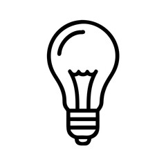 Icon of a Light Bulb