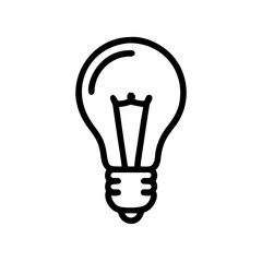 Obraz premium Icon of a Light Bulb