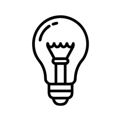Icon of a Light Bulb