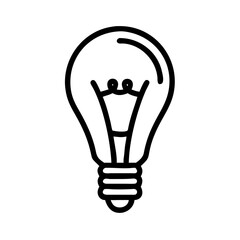 Icon of a Light Bulb