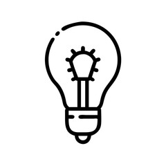 Icon of a Light Bulb
