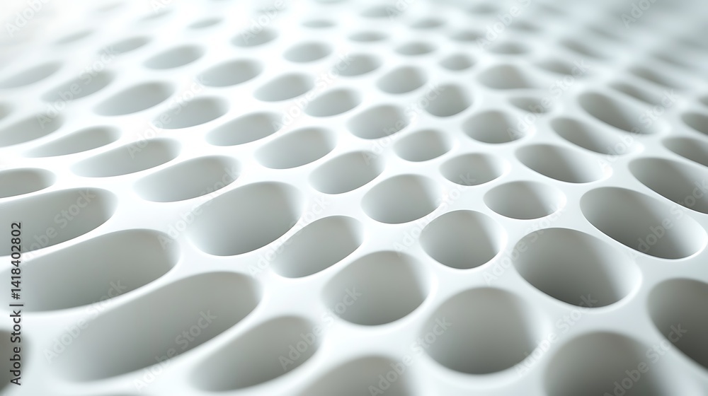 Poster abstract geometric 3d polygonal pattern, abstract geometric pattern with white 3d polygonal shapes o