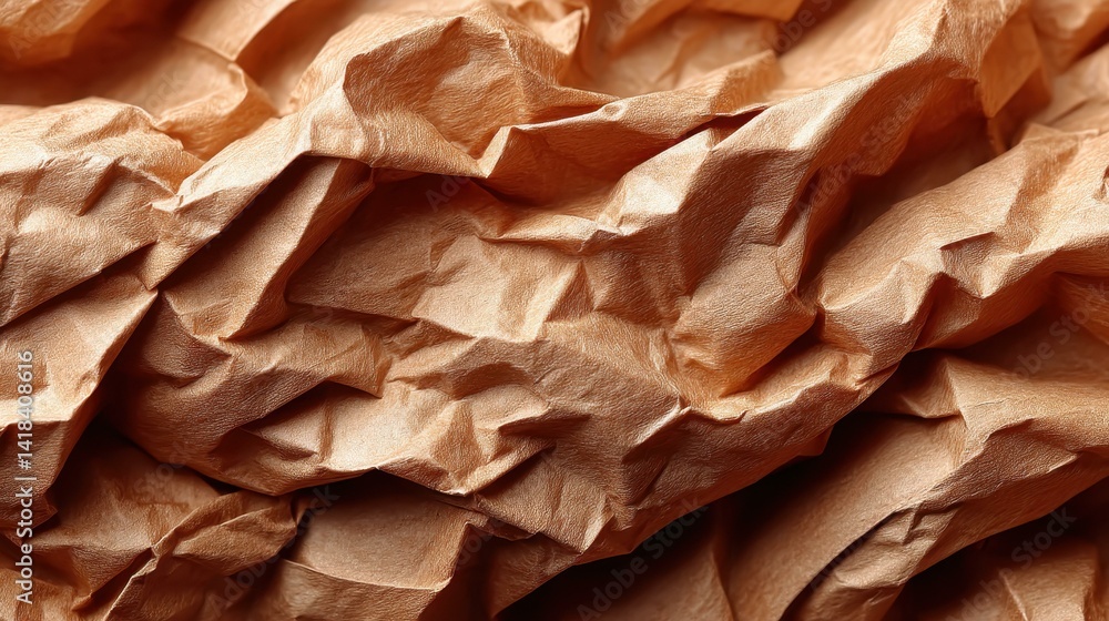 Poster crumpled cardboard texture creates a rustic feel, perfect for adding depth to your designs or presen