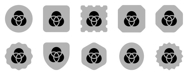 Editable filter, venn diagram vector icon. Part of a big icon set family. Perfect for web and app interfaces, presentations, infographics, etc